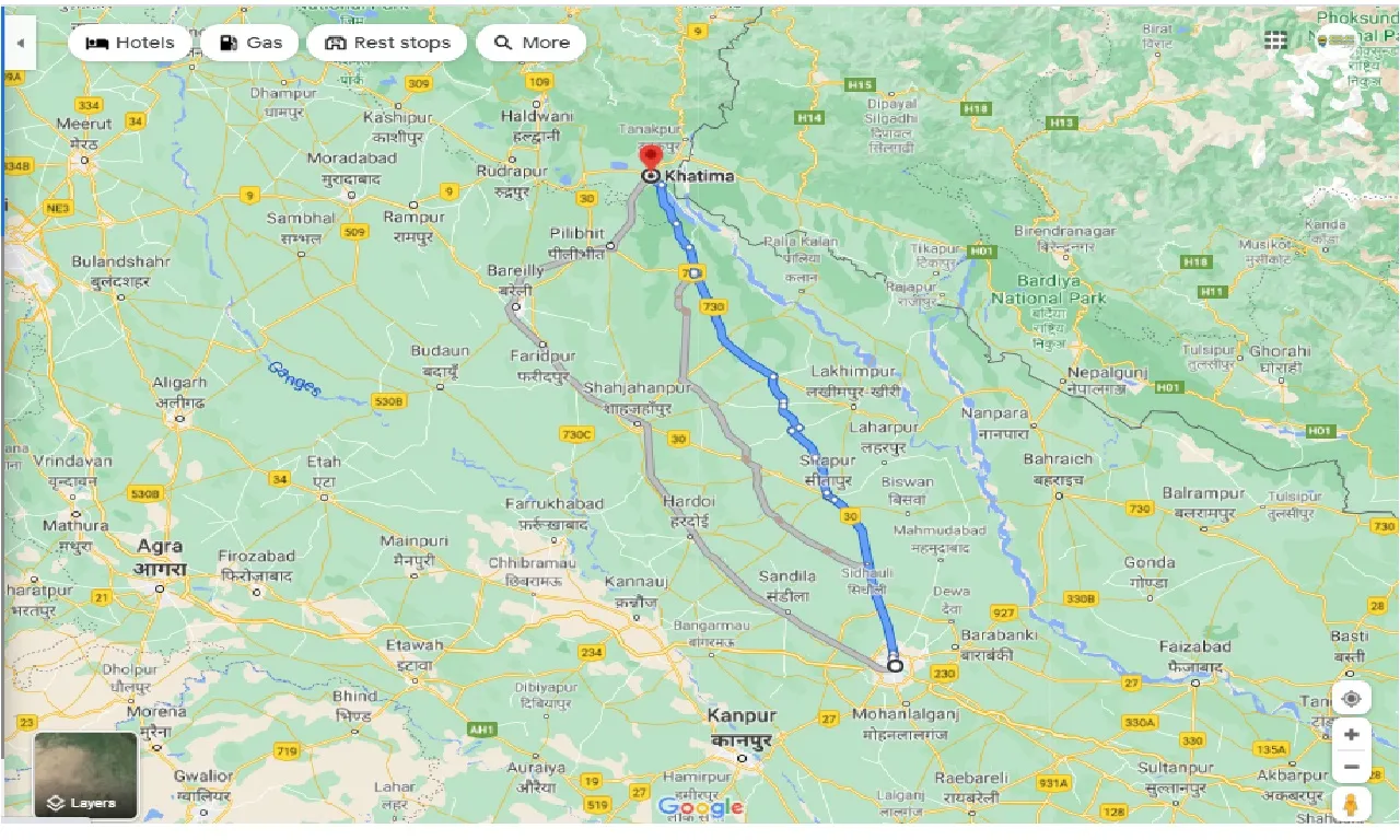 lucknow-to-khatima-round-trip