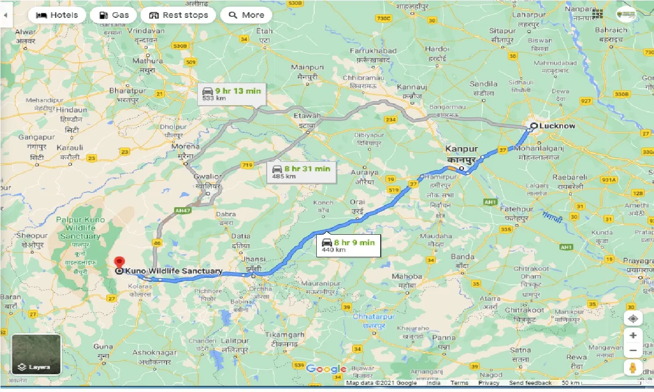 lucknow-to-palpur-kuno-wildlife-sanctuary-round-trip