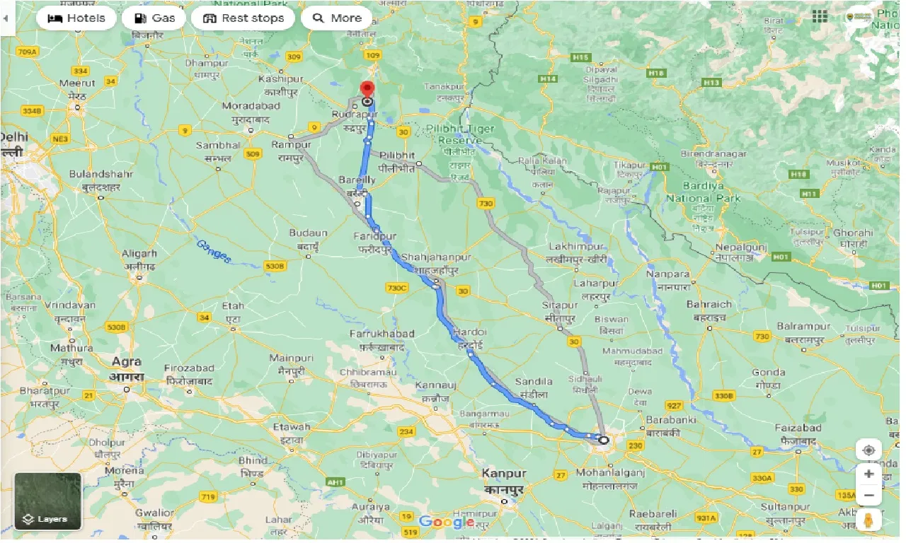 lucknow-to-pantnagar-round-trip