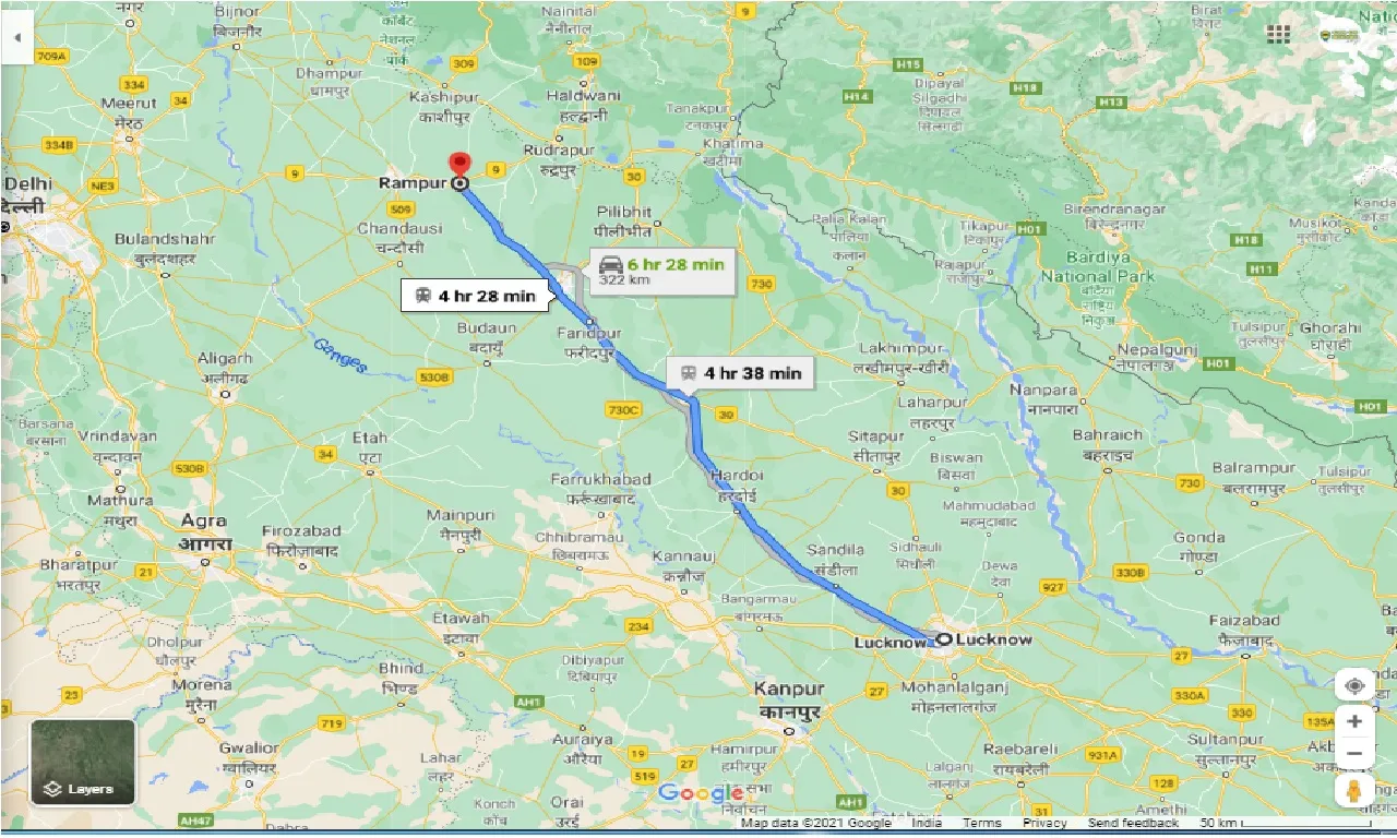 lucknow-to-rampur-round-trip