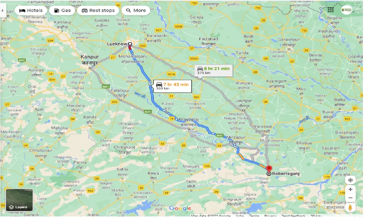 lucknow-to-robertsganj-round-trip