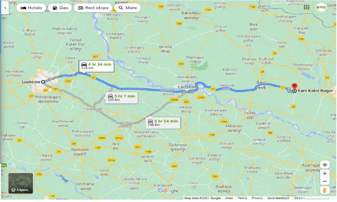 lucknow-to-sant-kabir-one-way