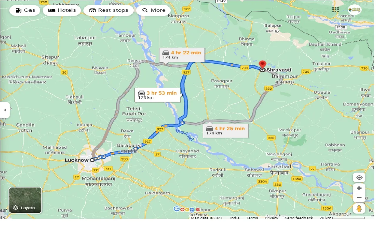 lucknow-to-sravasti-one-way