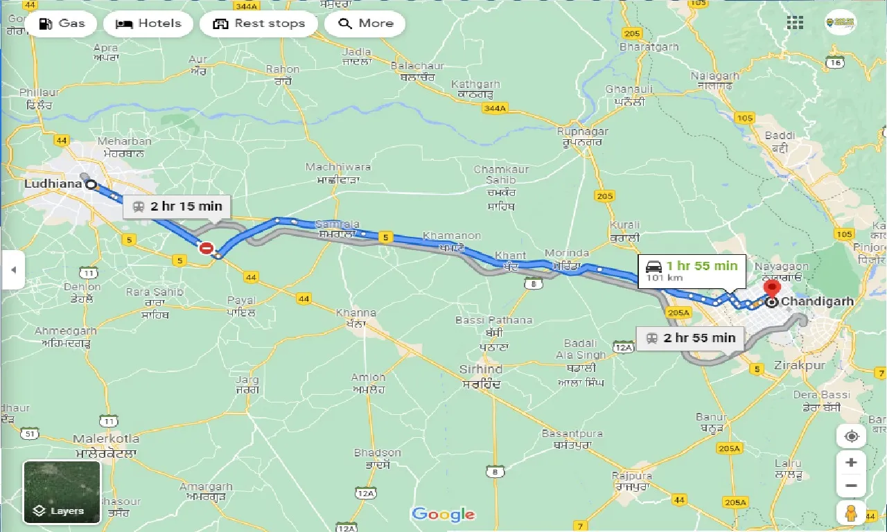 ludhiana-to-chandigarh-round-trip