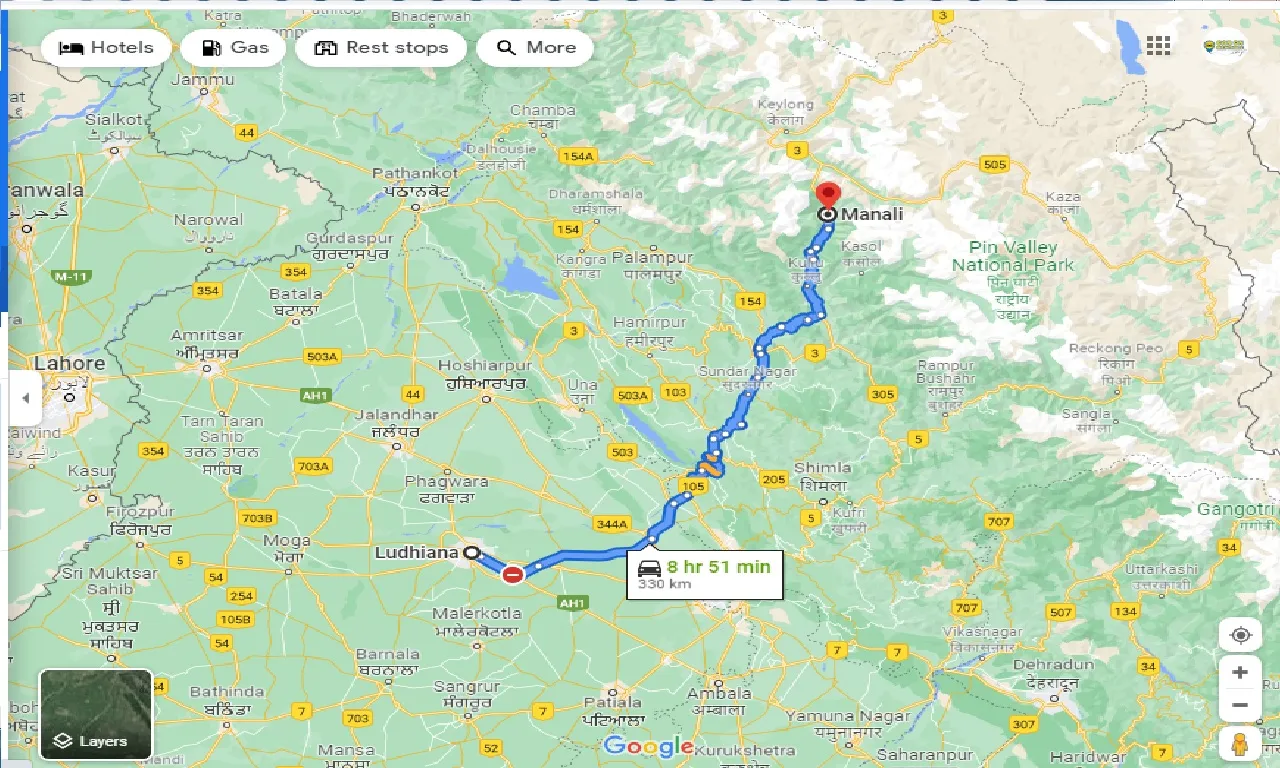 ludhiana-to-manali-round-trip