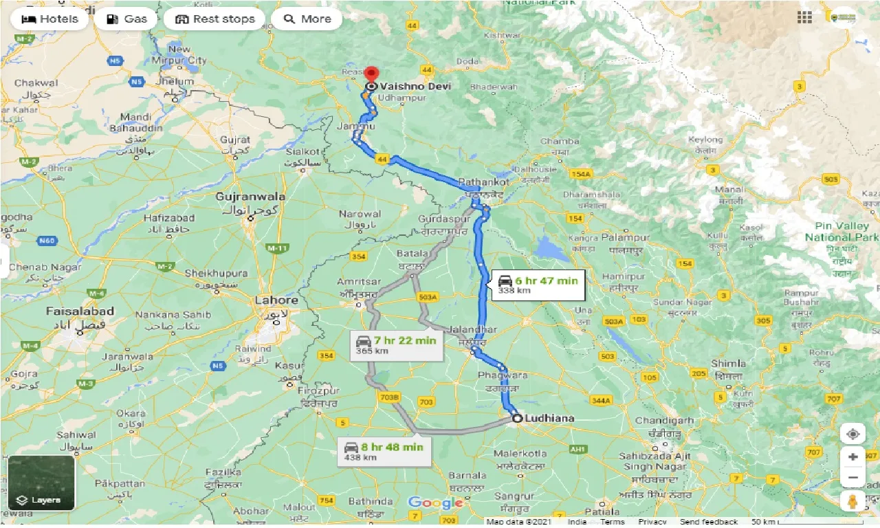 ludhiana-to-vaishno-devi-one-way