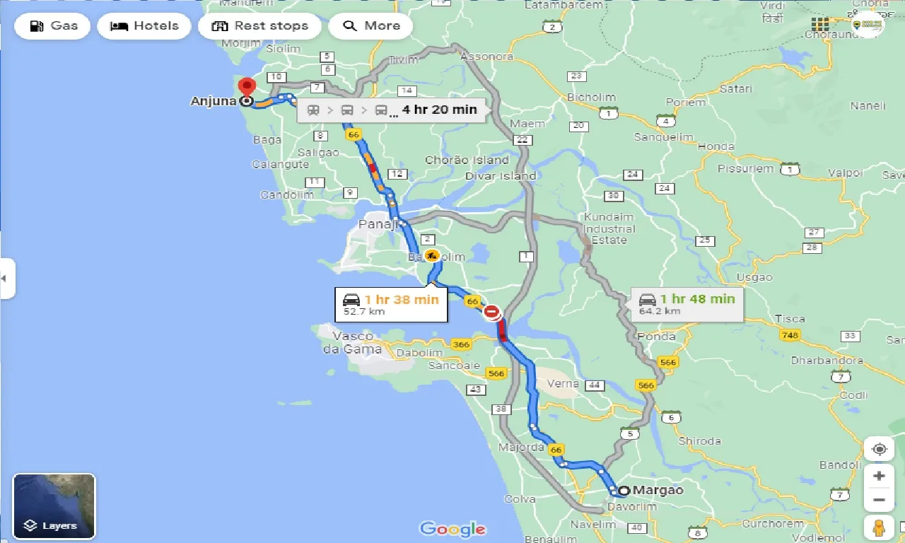 madgaon-to-anjuna-round-trip
