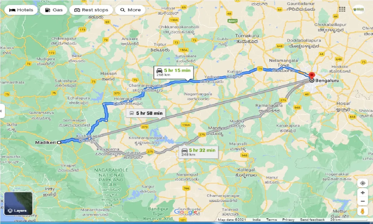 madikeri-to-bangalore-outstation