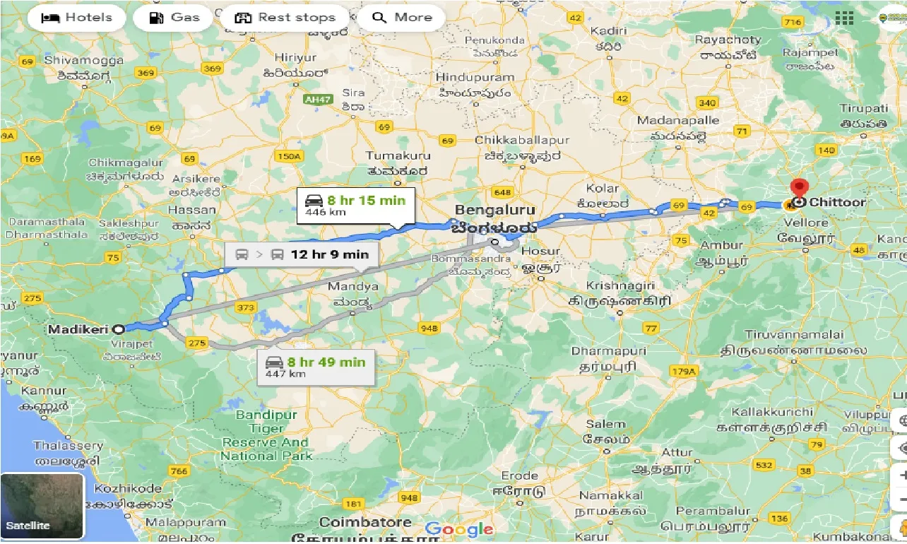 madikeri-to-chittoor-taxi
