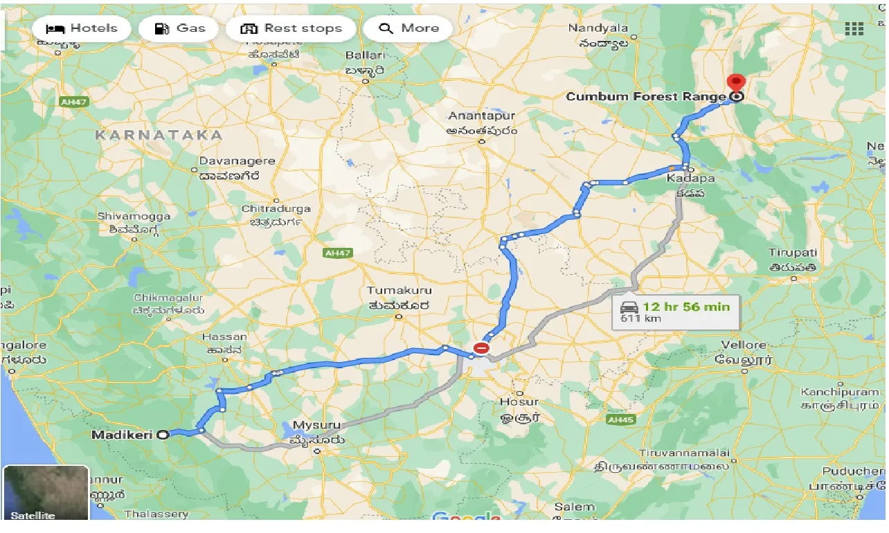 madikeri-to-cumbum-forest-range-one-way