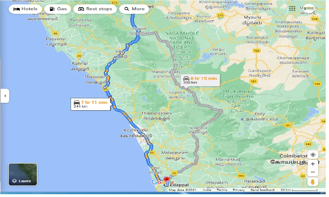 madikeri-to-edappal-one-way