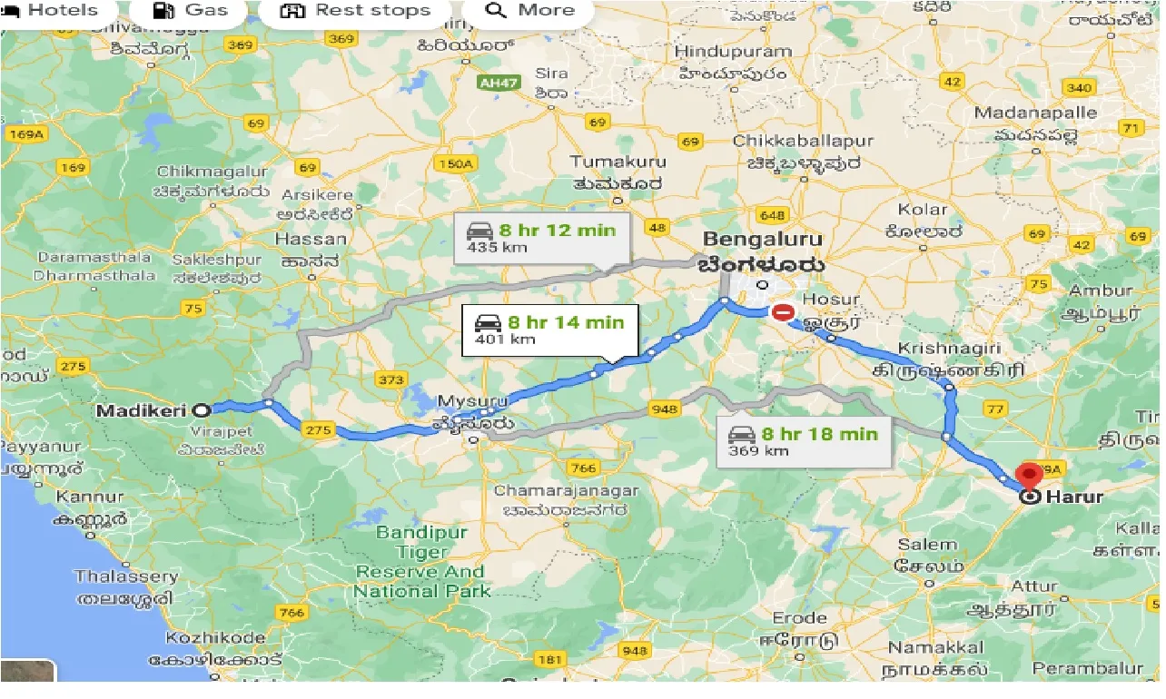 madikeri-to-harur-one-way