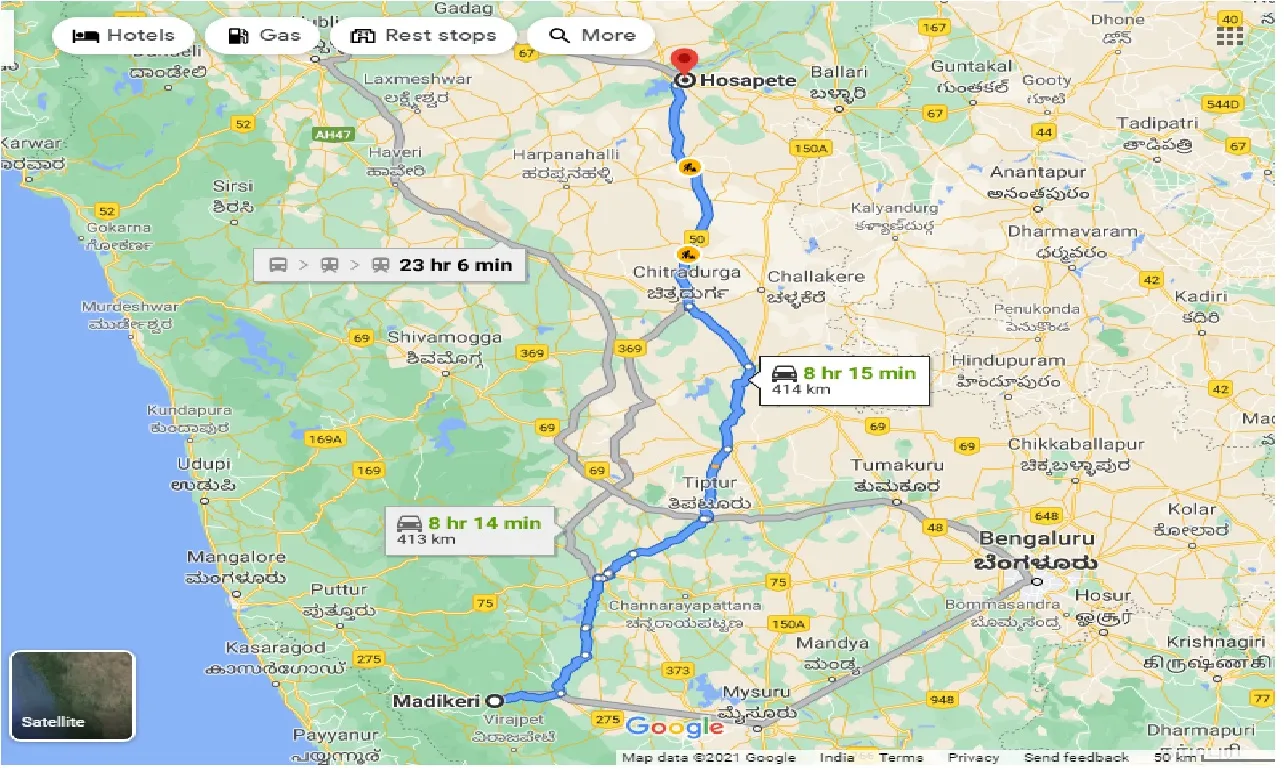 madikeri-to-hosapete-one-way