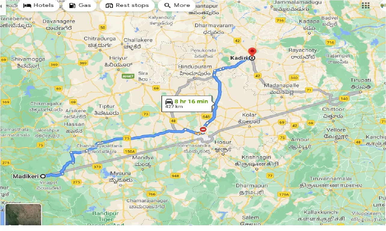 madikeri-to-kadiri-one-way