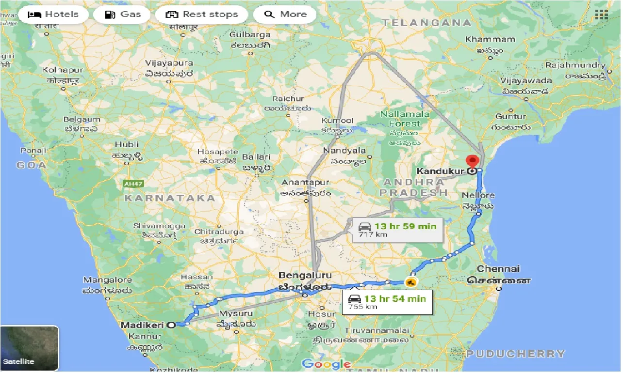 madikeri-to-kandukur-one-way