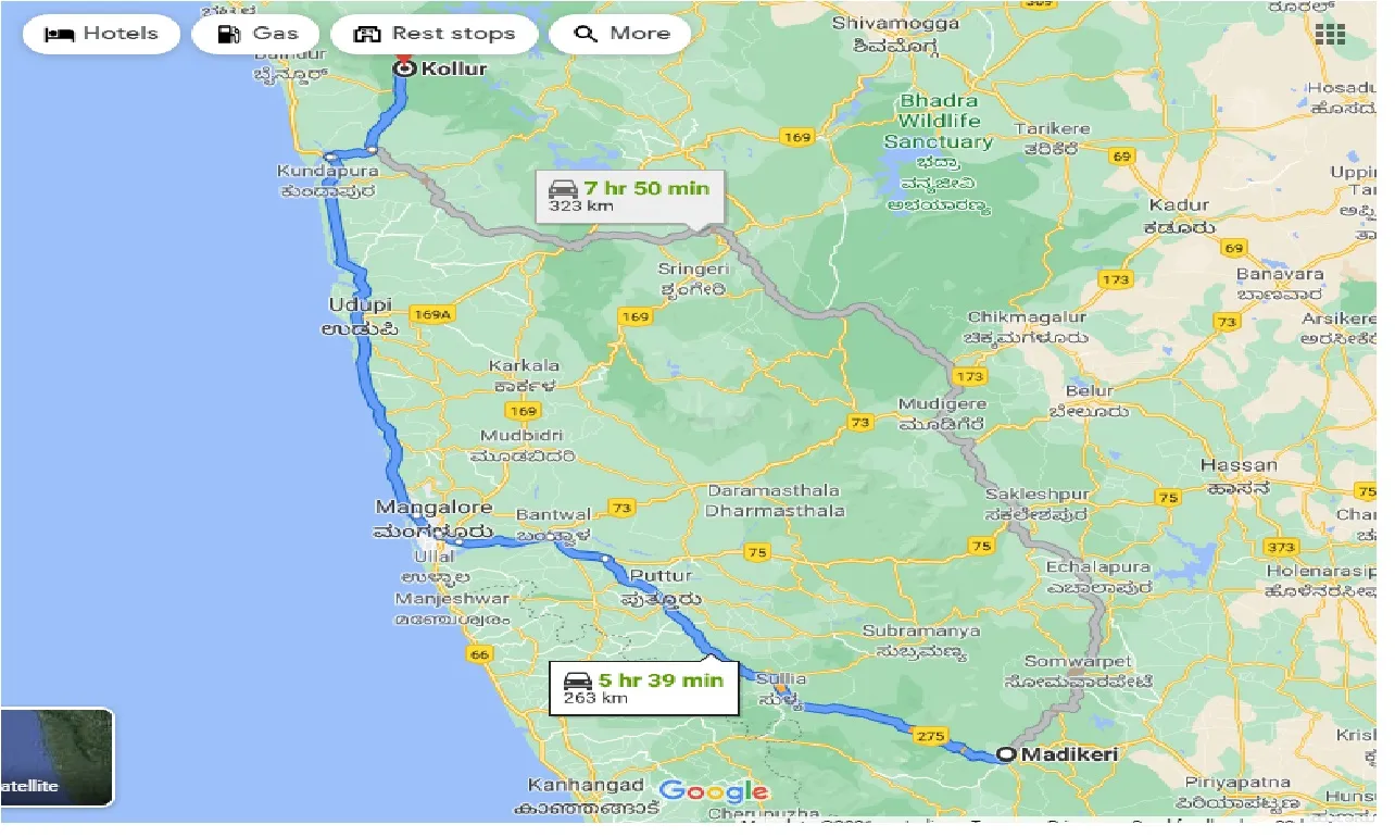 madikeri-to-kollur-one-way