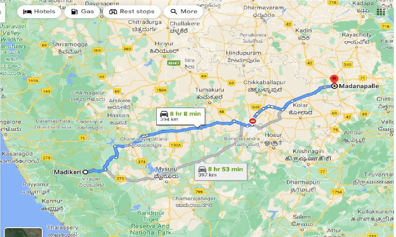 madikeri-to-madanapalle-one-way