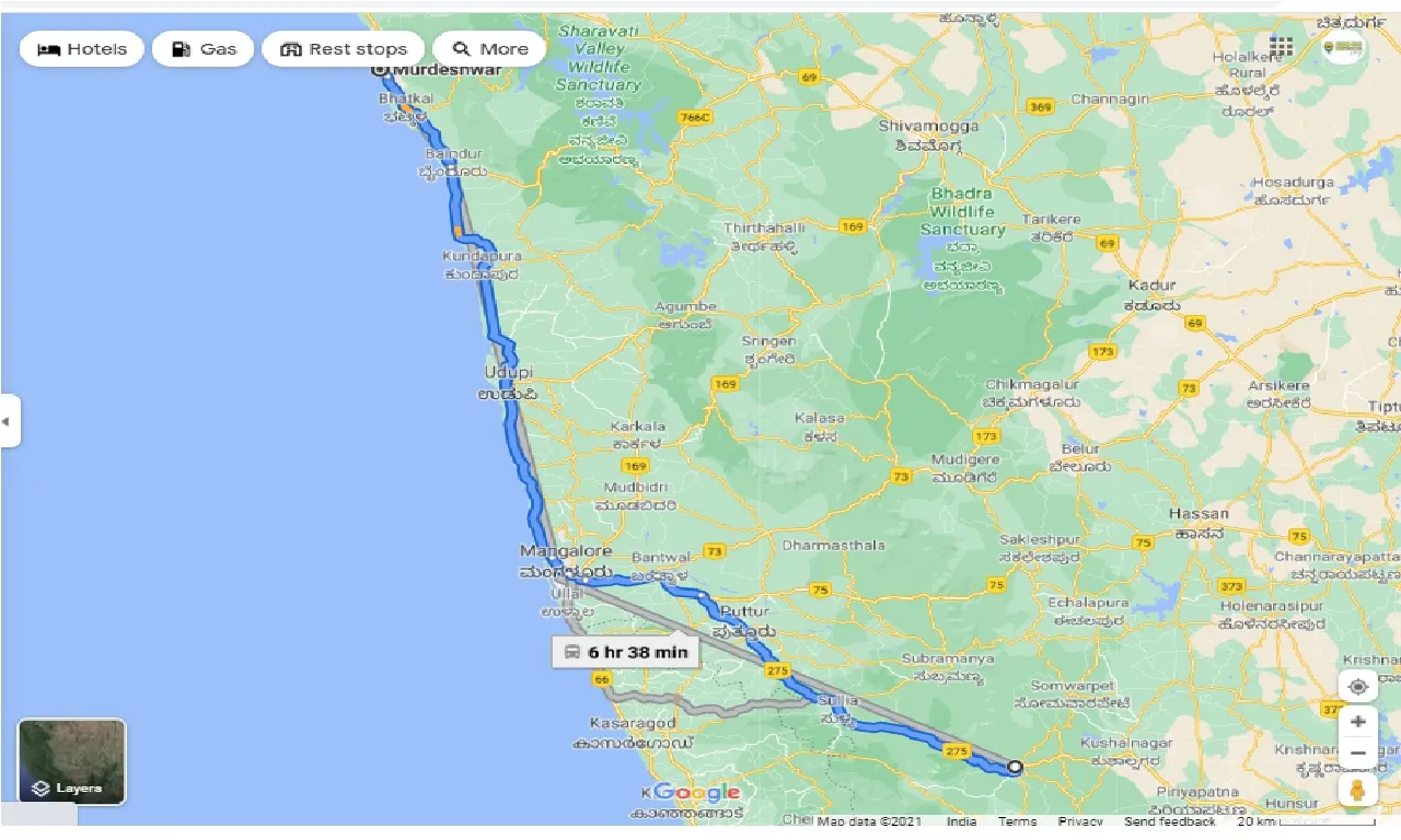 madikeri-to-murudeshwar-round-trip
