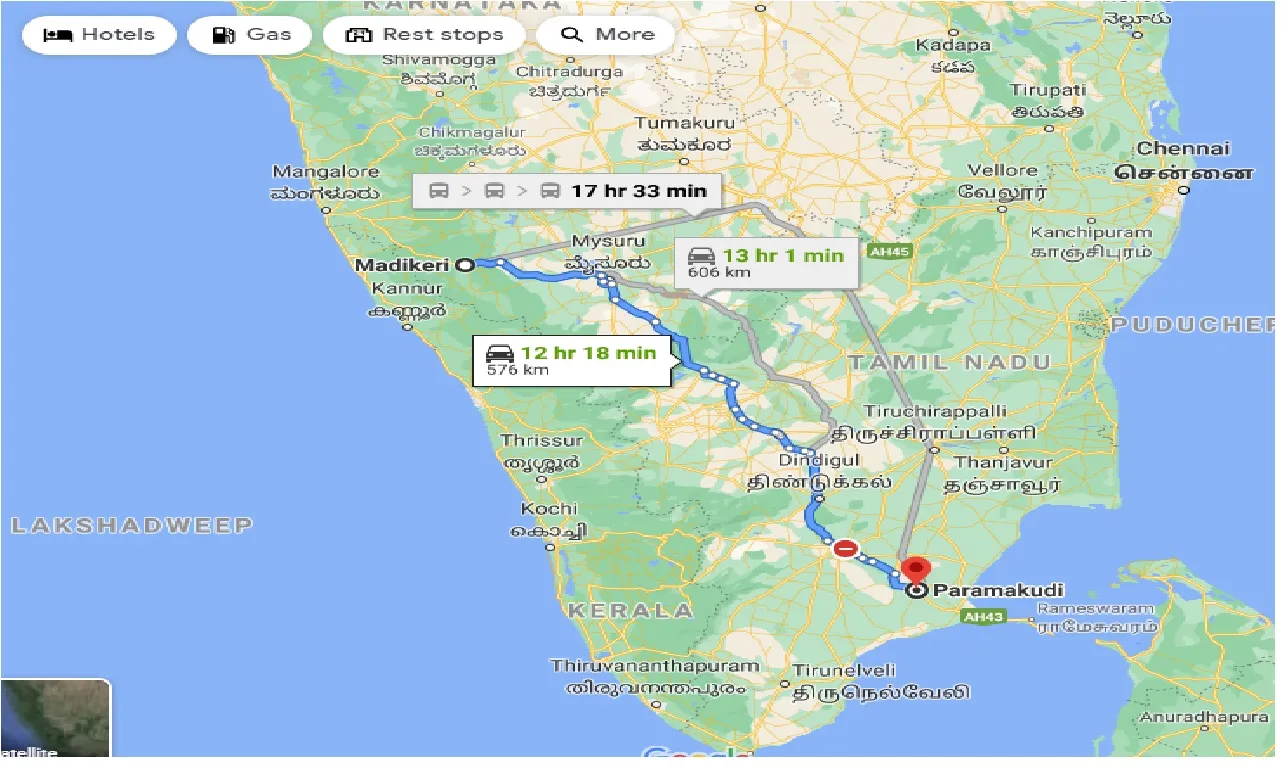 madikeri-to-paramakudi-taxi