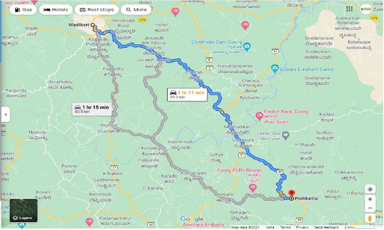 madikeri-to-pollibetta-outstation