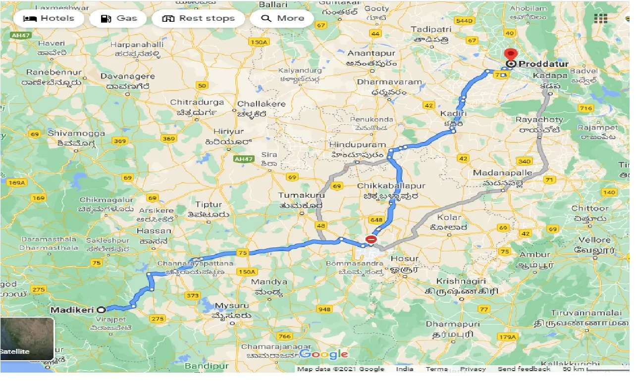 madikeri-to-proddatur-taxi