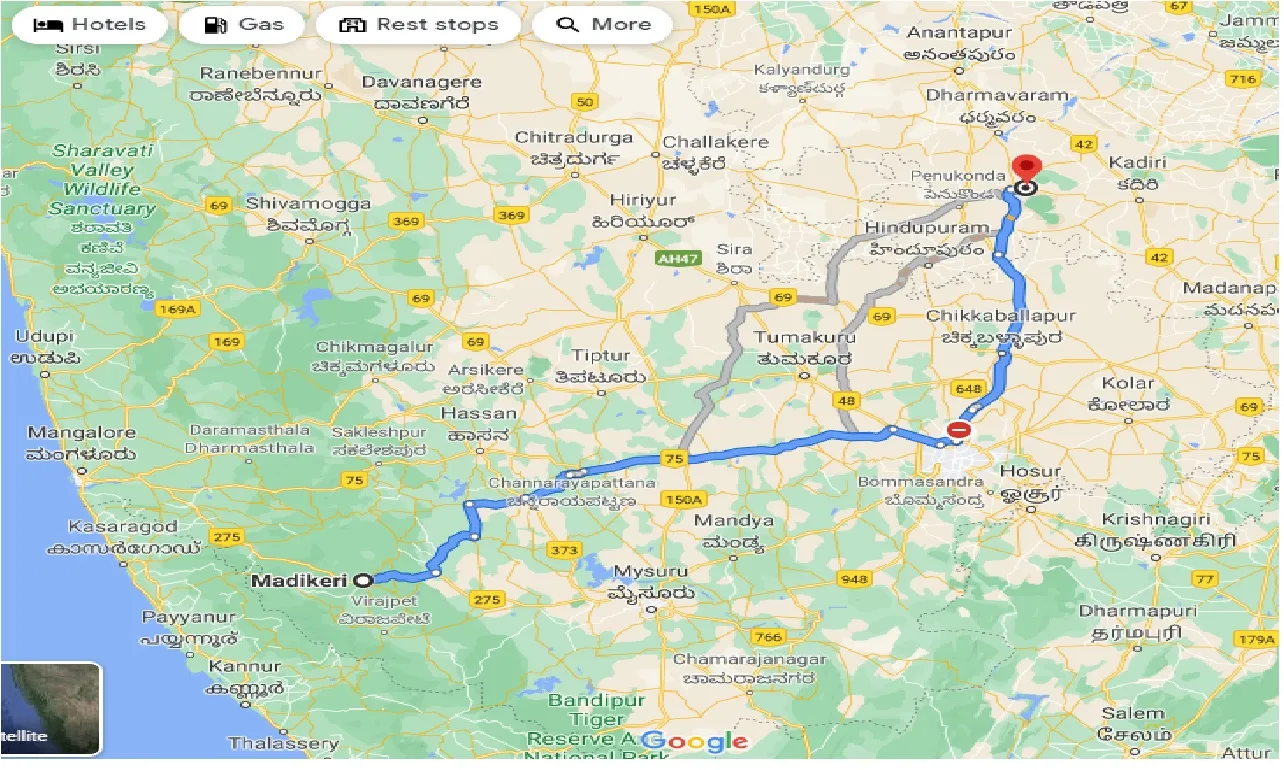 madikeri-to-puttaparthi-taxi