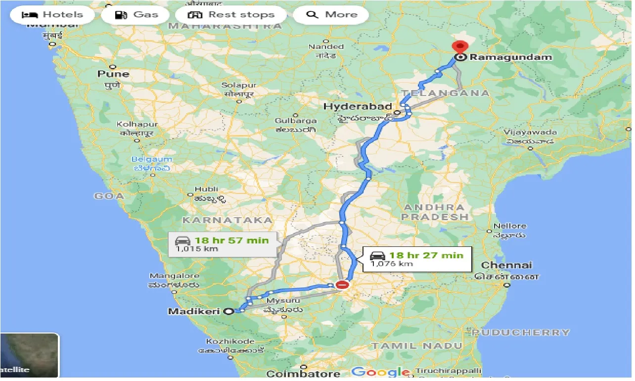 madikeri-to-ramagundam-one-way