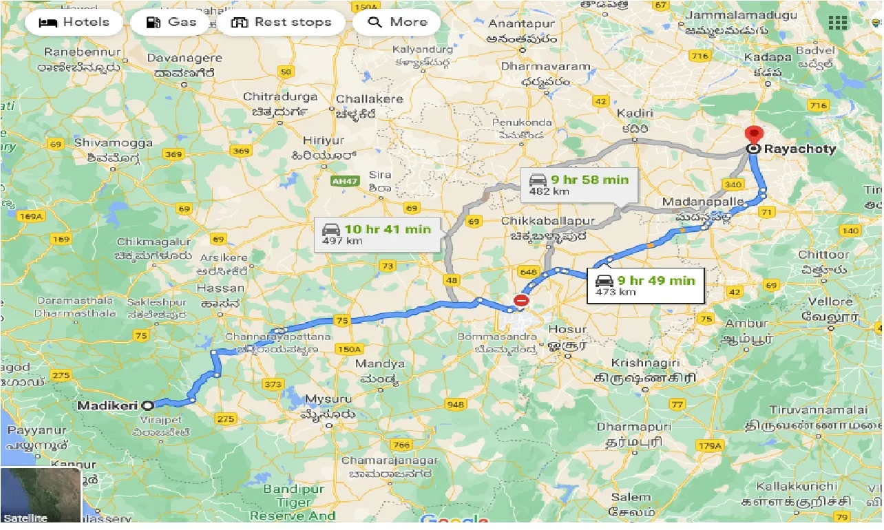 madikeri-to-rayachoty-taxi