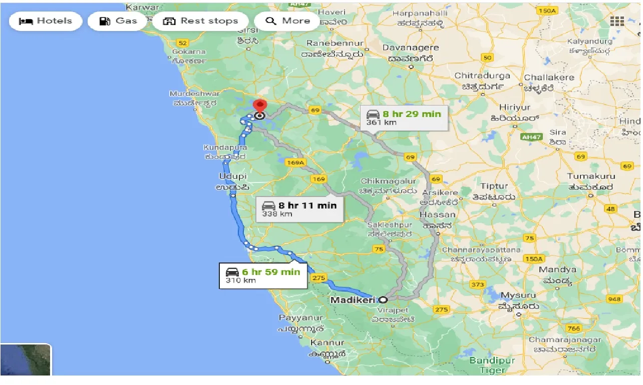 madikeri-to-sharavati-valley-wildlife-sanctuary-taxi