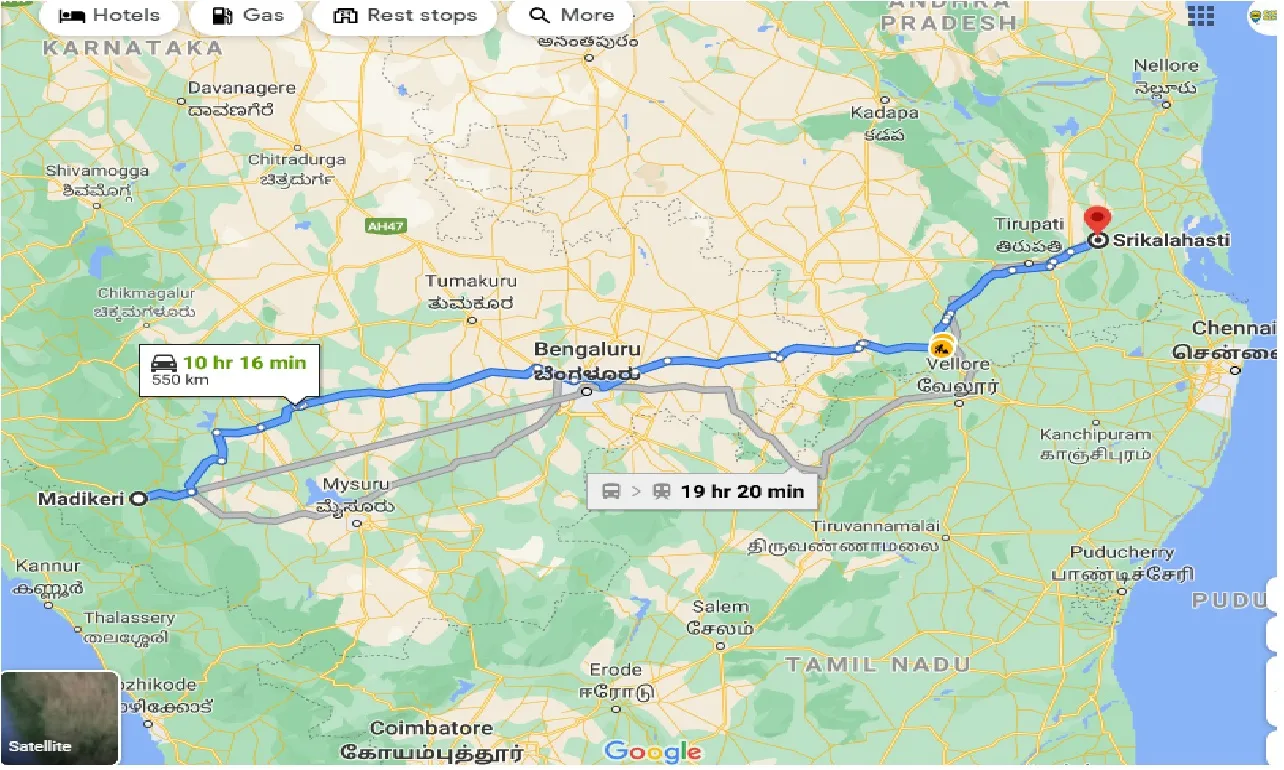 madikeri-to-srikalahasti-taxi