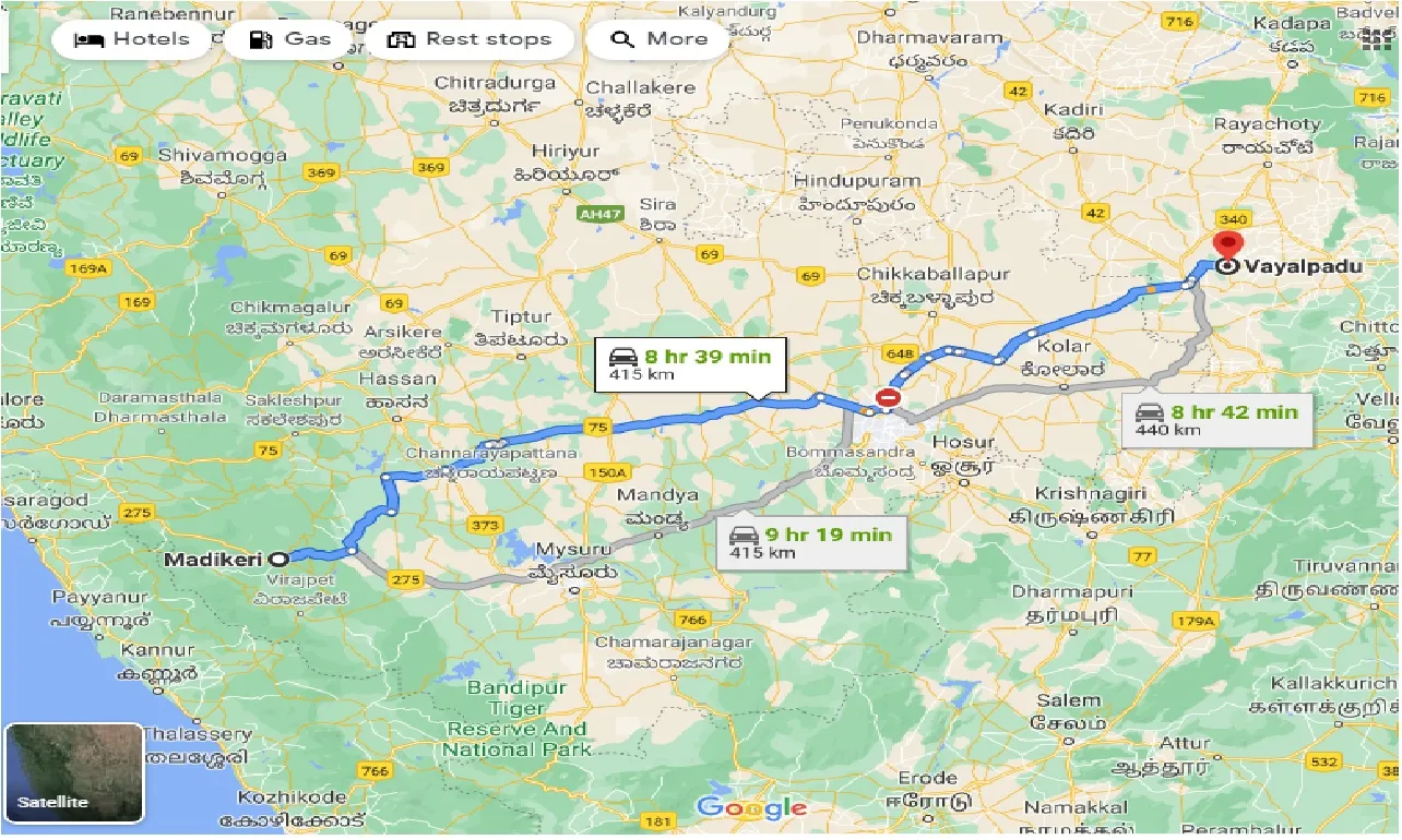 madikeri-to-vayalpadu-taxi