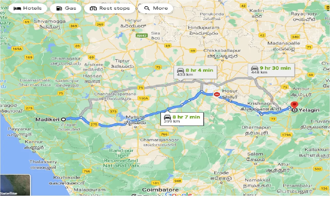 madikeri-to-yelagiri-taxi