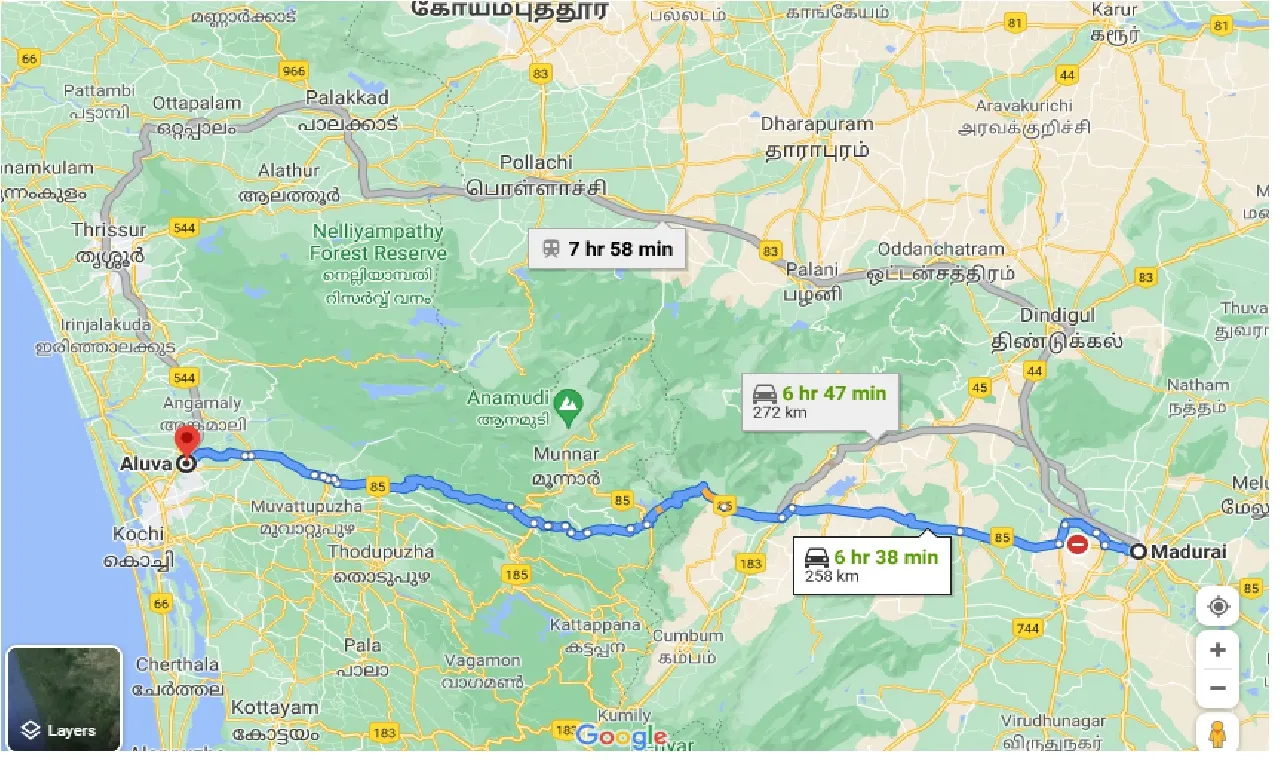 madurai-to-aluva-taxi