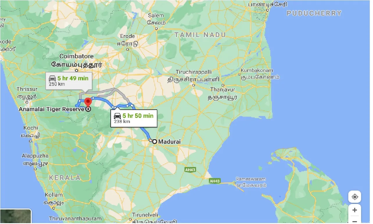 madurai-to-anamalai-tiger-reserve-taxi