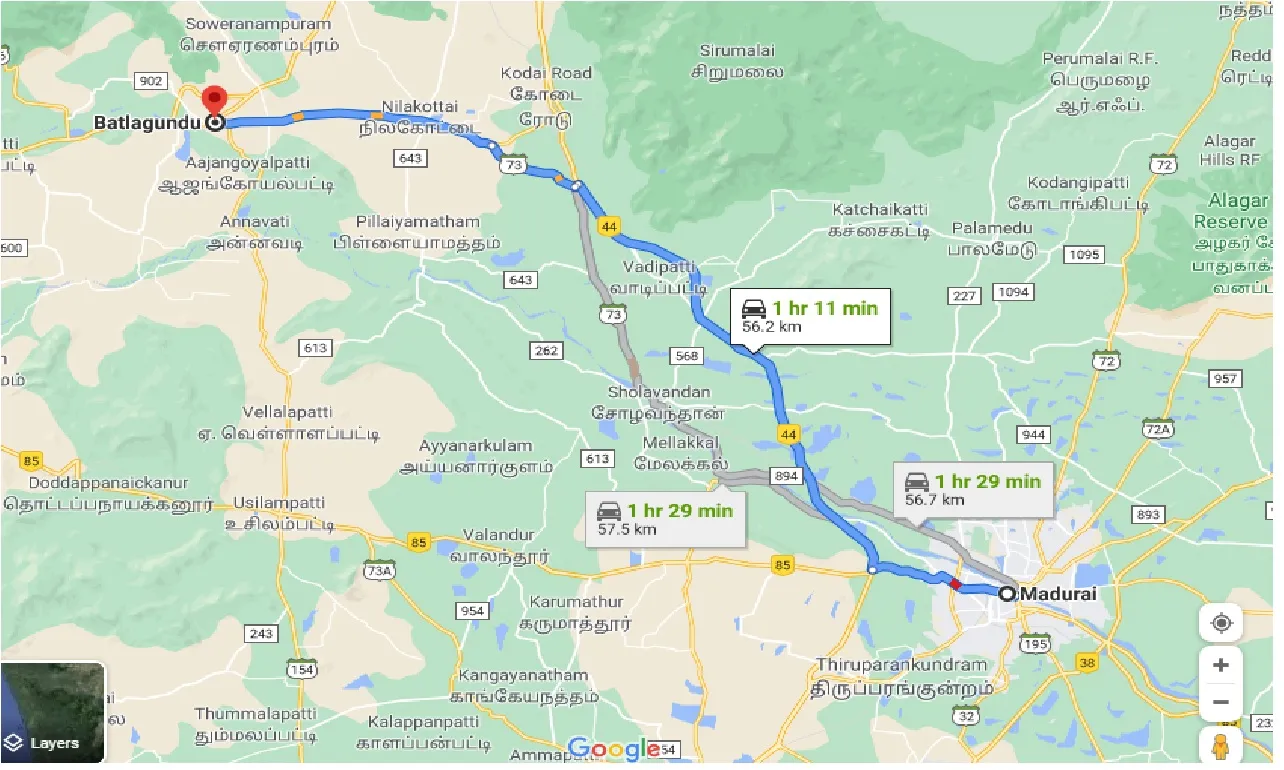 madurai-to-batlagundu-taxi