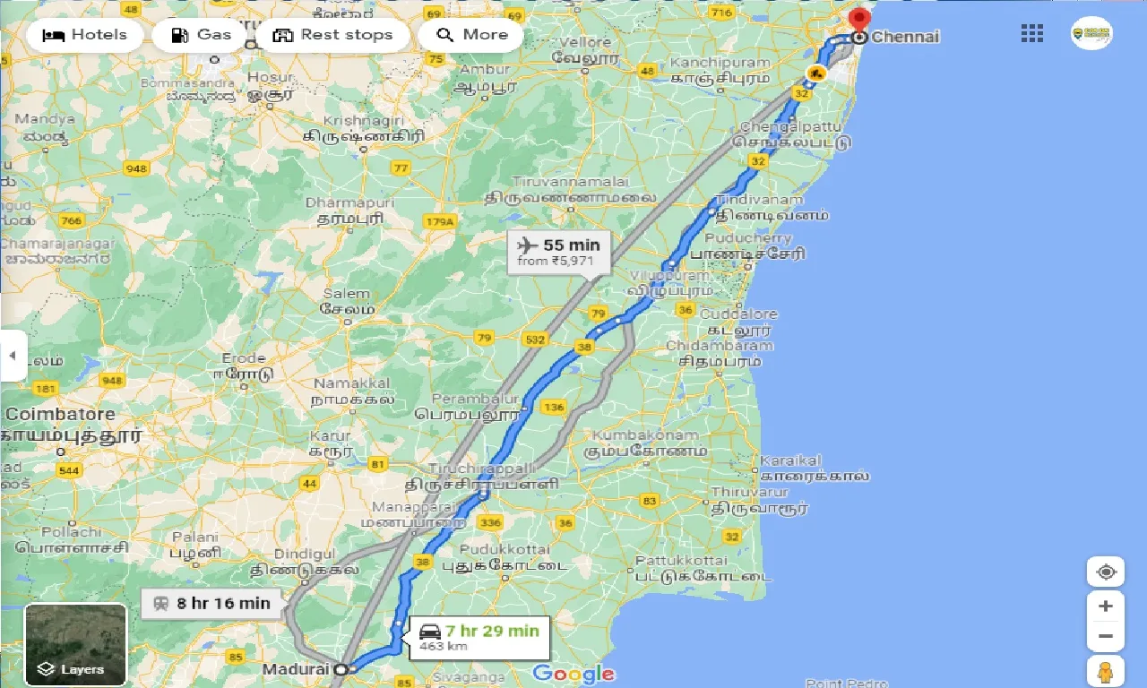 madurai-to-chennai-round-trip