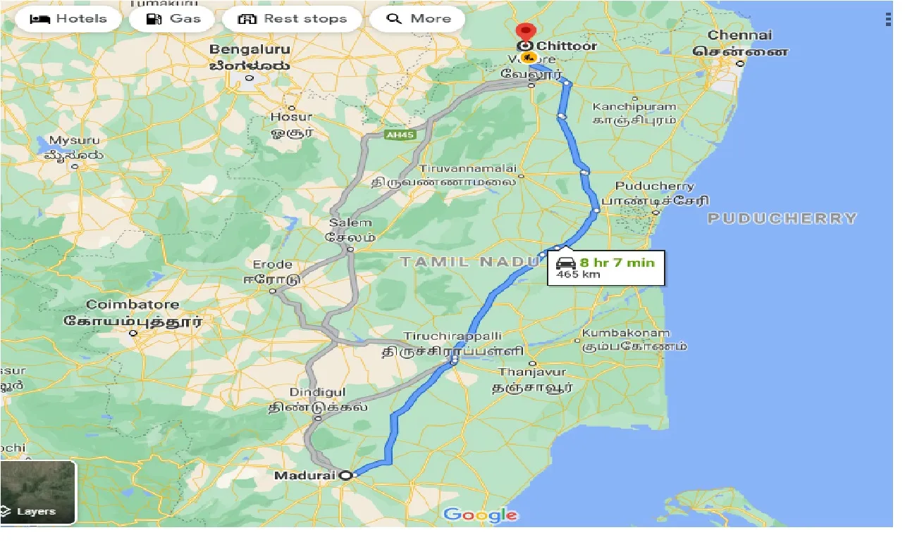 madurai-to-chittoor-one-way