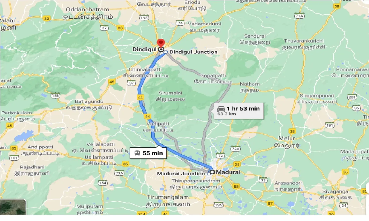 madurai-to-dindigul-one-way