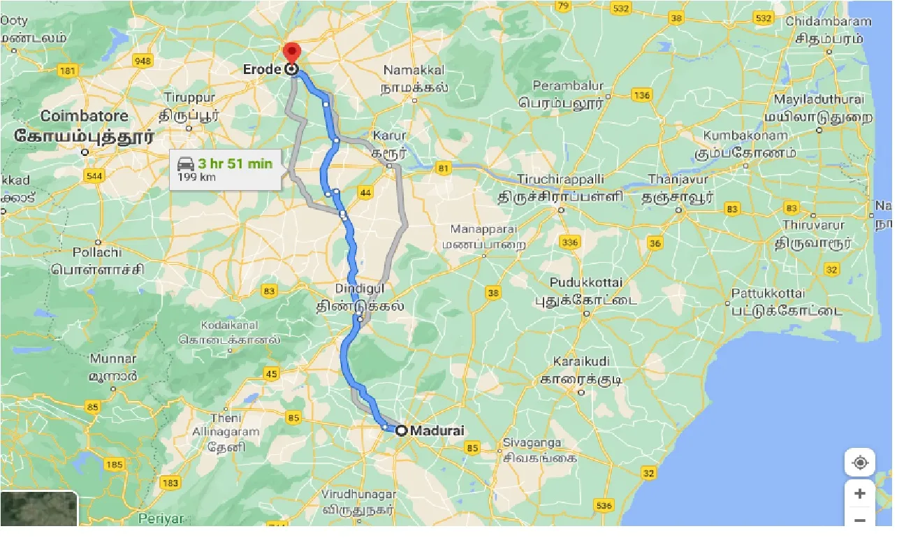 madurai-to-erode-taxi