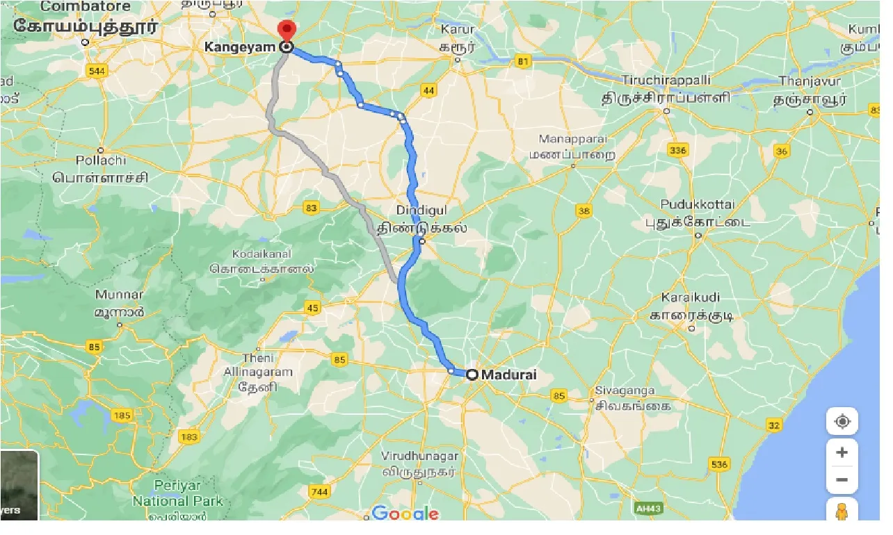 madurai-to-kangeyam-taxi