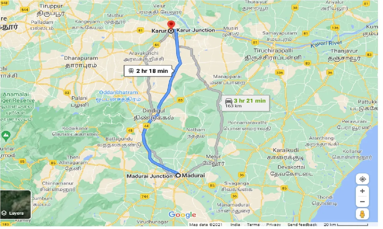 madurai-to-karur-one-way