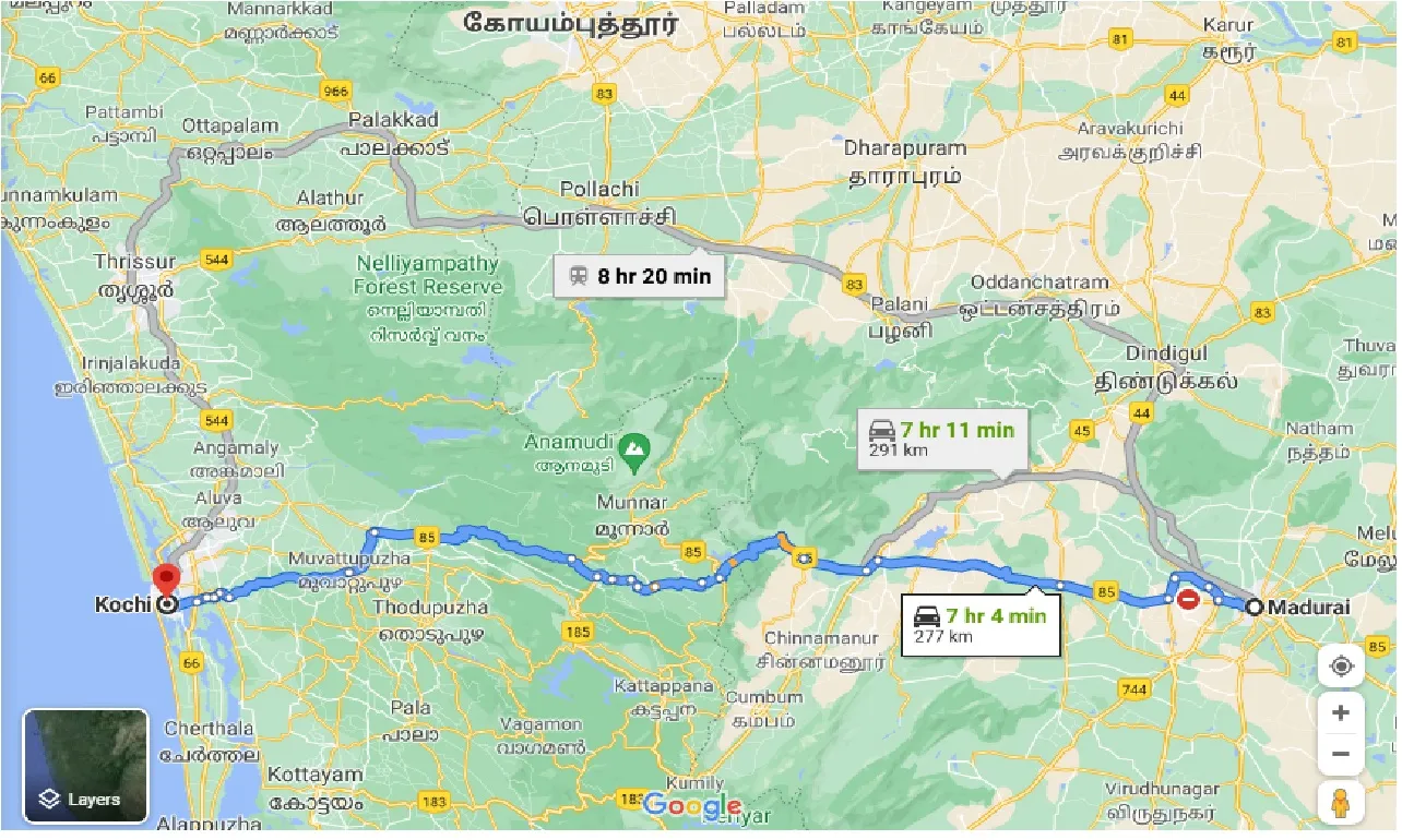 madurai-to-kochi-taxi