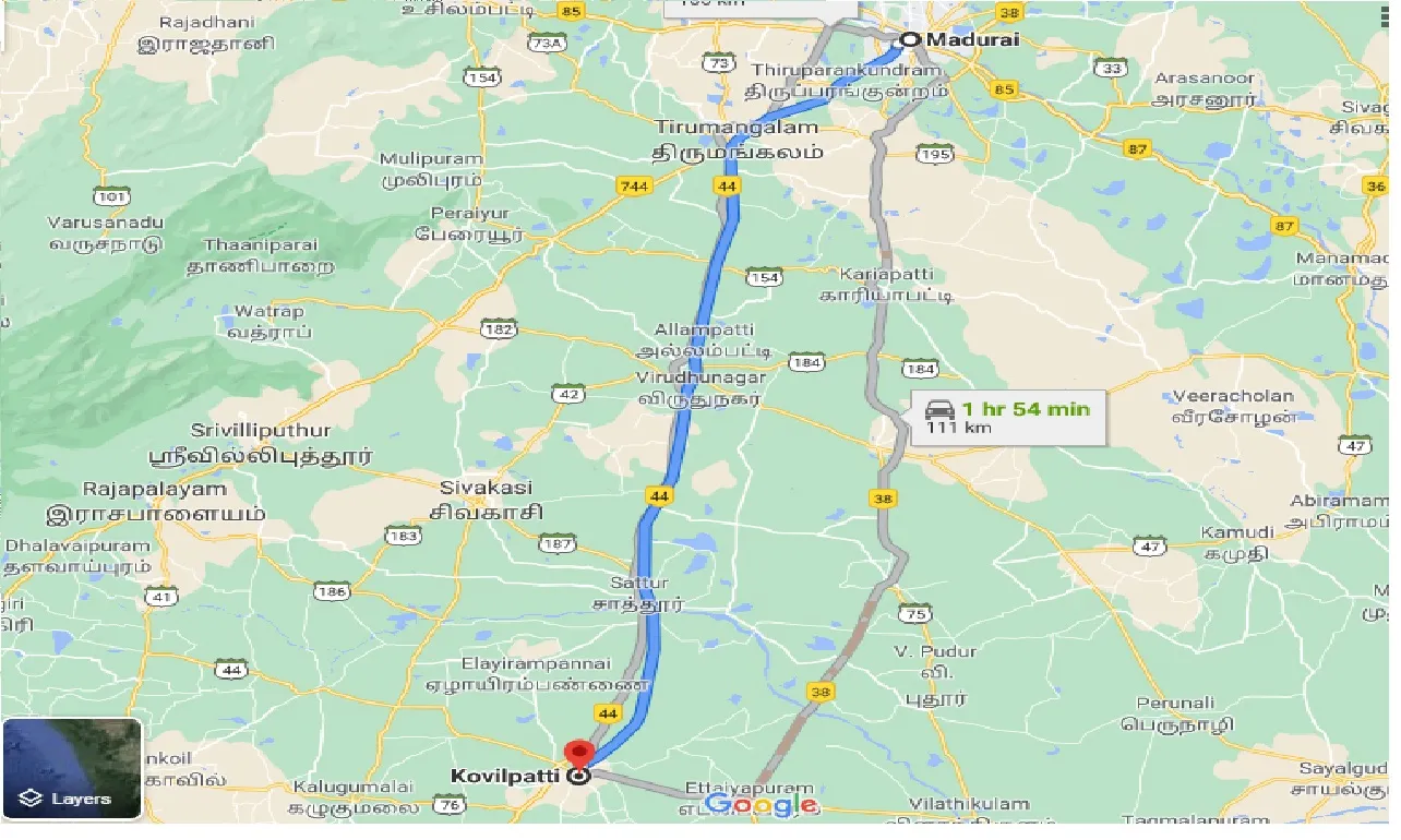madurai-to-kovilpatti-taxi
