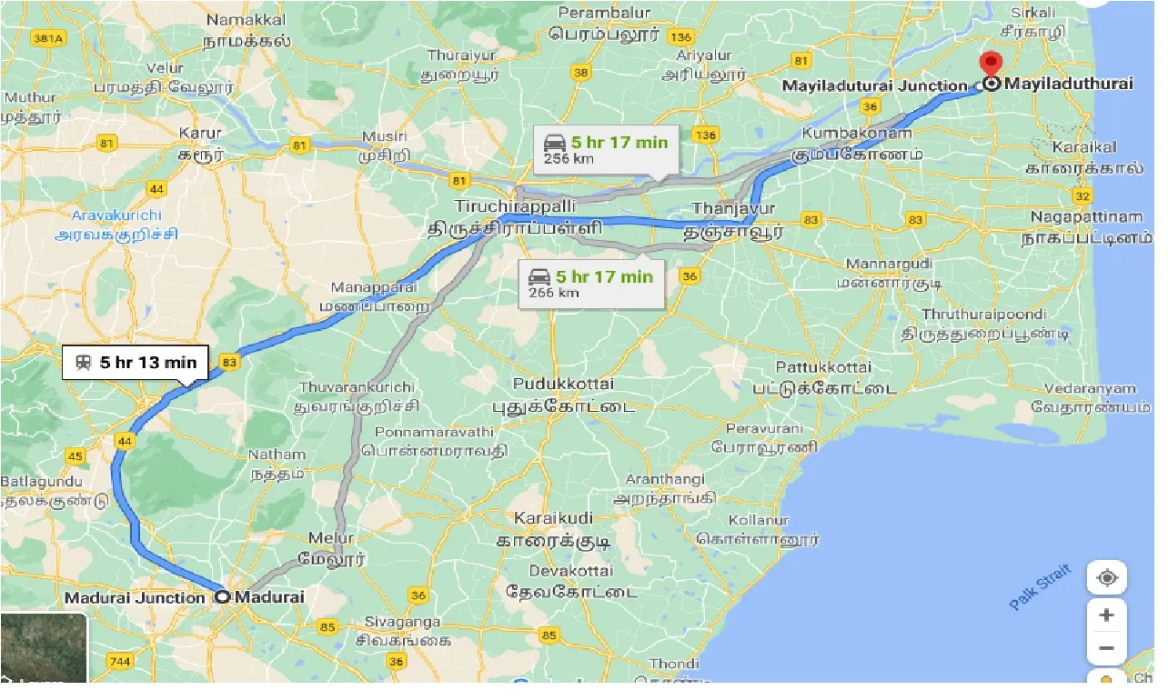 madurai-to-maliyaduthurai-one-way