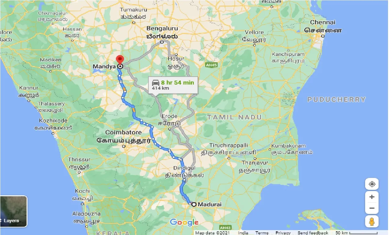 madurai-to-mandya-one-way