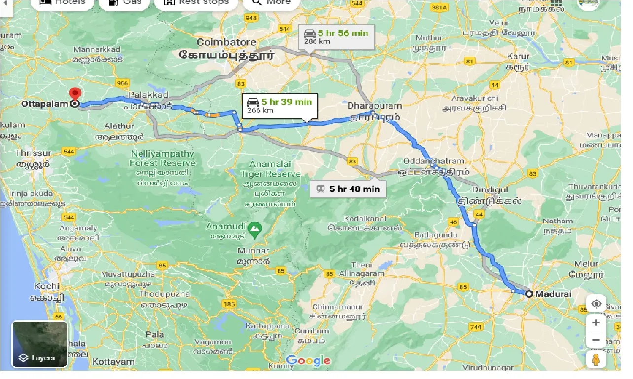 madurai-to-ottapalam-taxi