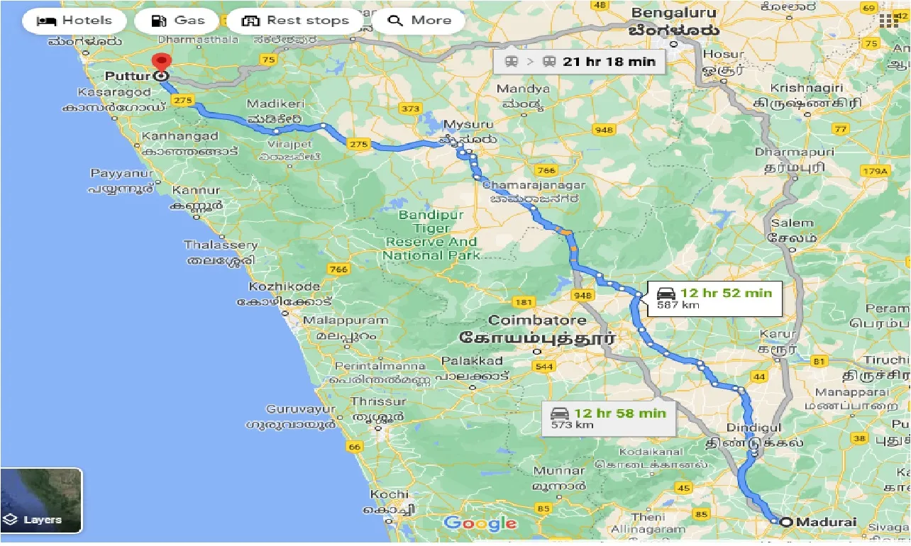 madurai-to-puttur-one-way