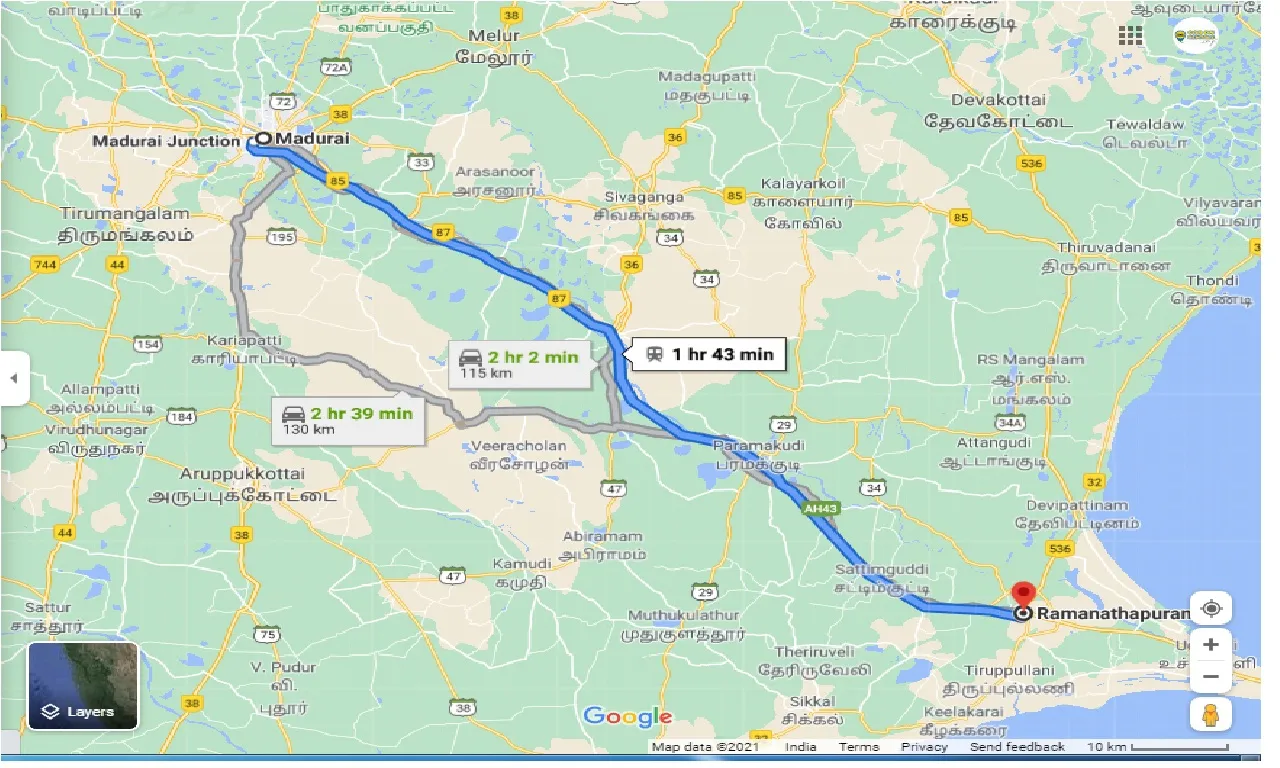 madurai-to-ramanathapuram-round-trip