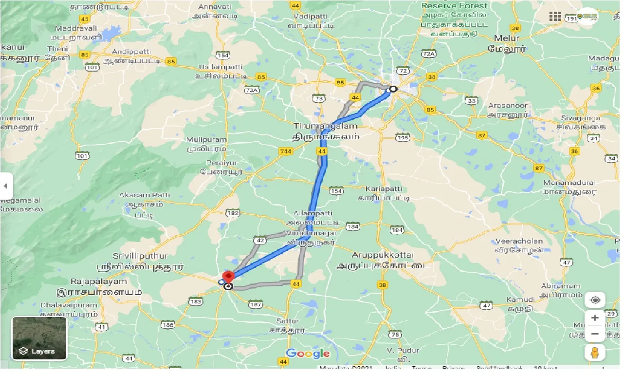 madurai-to-sivakasi-round-trip
