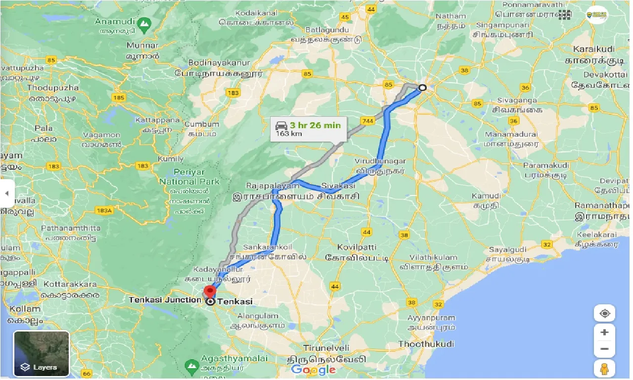 madurai-to-tenkasi-round-trip